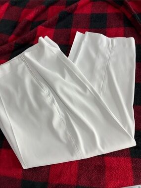 LIOR Paris White Wide-Leg Dress Pants